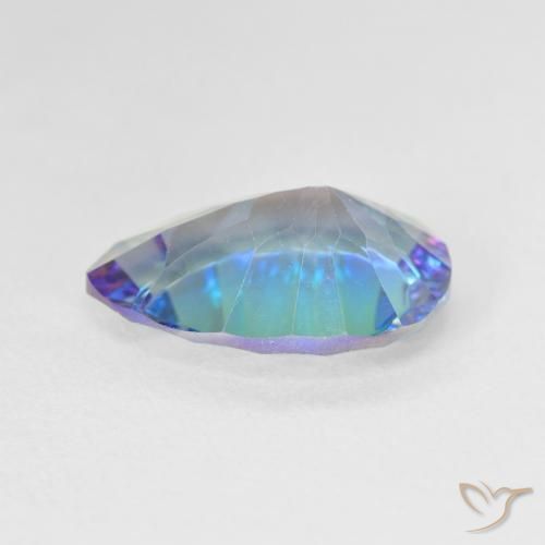 Quarzo mistico Multicolore naturale da 4.36 ct, Forma a pera, VVS-VS