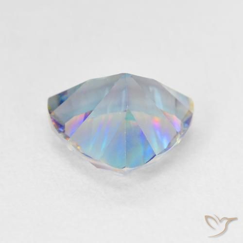 Quarzo mistico naturale multicolore da 2,02 ct, trillion, VVS-VS