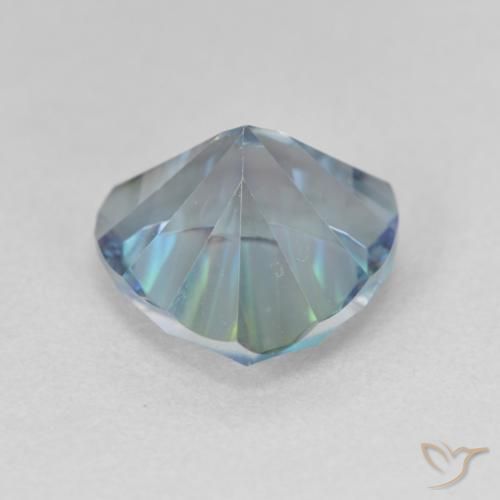 Quarzo mistico Multicolore Blu naturale da 2.97 ct, Taglio trillion, VVS-VS
