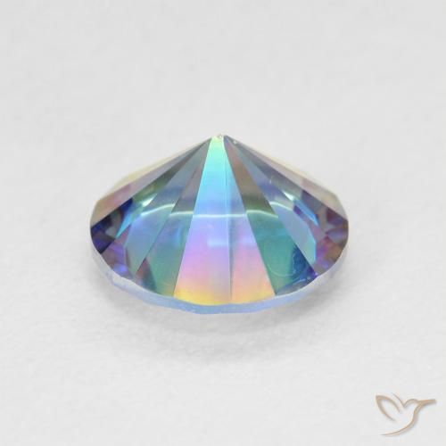 Quarzo mistico Multicolore naturale da 1.59 ct, Rotondo, VVS