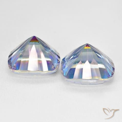 Gemme di Quarzo mistico Multicolore naturale da 13.12 ct, Cuscino, VS