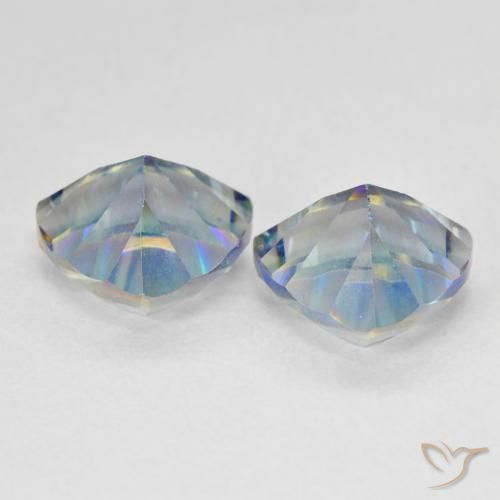 Quarzo mistico naturale multicolore da 4,63 ct, trillion, VS