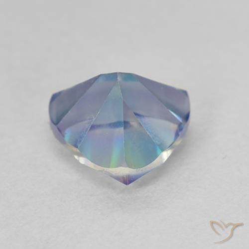 Quarzo mistico Multicolore naturale da 1.14 ct, Taglio trillion, VVS-VS