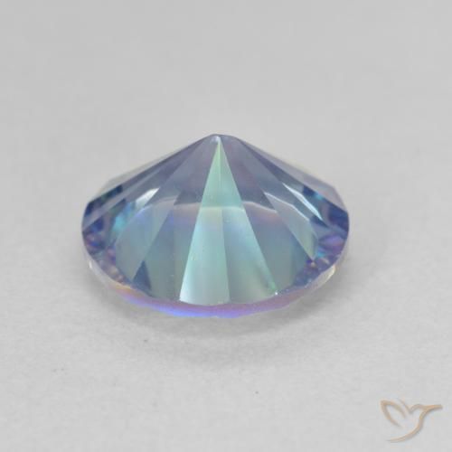 Quarzo mistico Multicolore naturale da 2.20 ct, Rotondo, VVS-VS