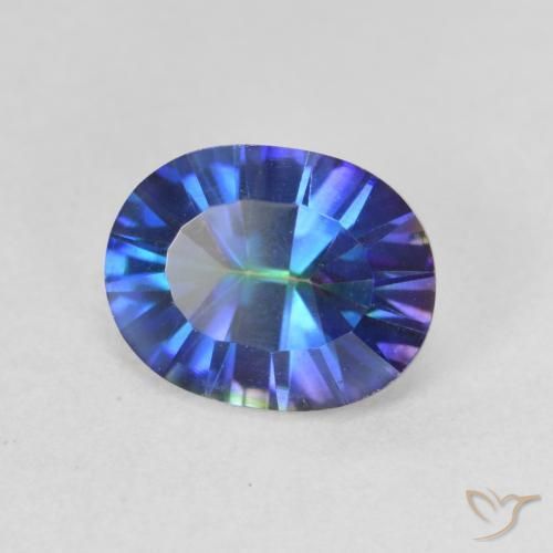 Quarzo mistico Multicolore naturale da 1.75 ct, Ovale, VVS-VS