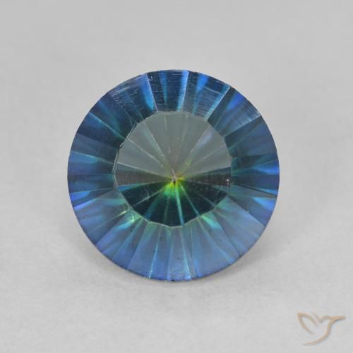2.54ct Naturale Multicolore Quarzo mistico, Rotondo, VVS-VS