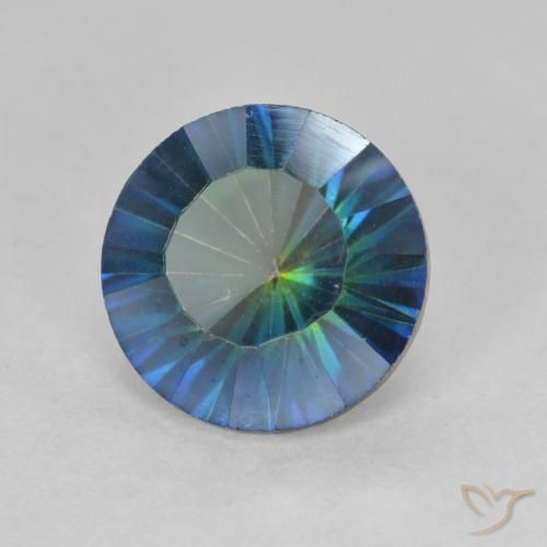 Quarzo mistico Multicolore naturale da 2.54 ct, Rotondo, VVS-VS
