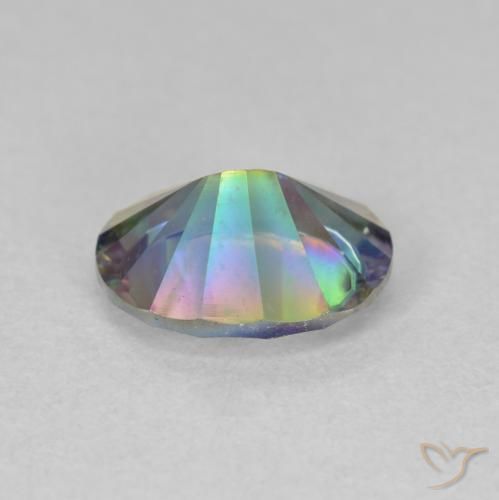 Quarzo mistico Multicolore naturale da 1.60 ct, Ovale, VVS-VS