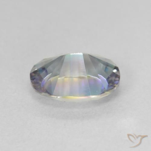 Quarzo mistico Multicolore naturale da 1.66 ct, Ovale, VVS-VS
