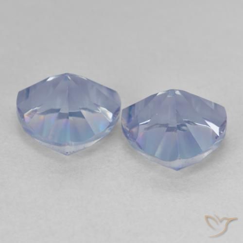 Gemme di Quarzo mistico Multicolore naturale da 3.66 ct, Taglio trillion, VS