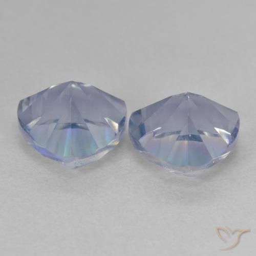 Gemme di Quarzo mistico Multicolore naturale da 3.67 ct, Taglio trillion, VS