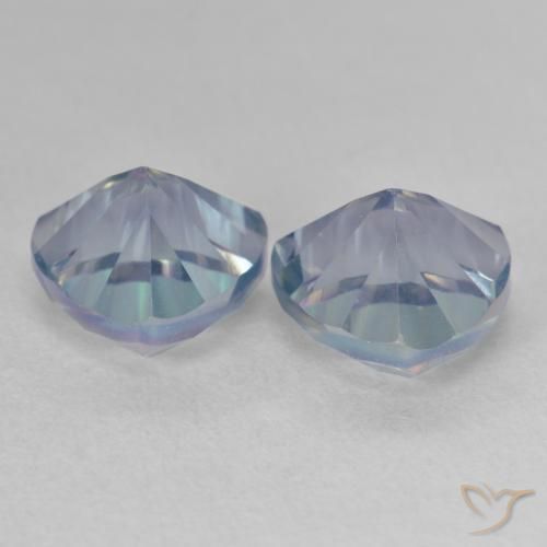 Gemme di Quarzo mistico Multicolore naturale da 3.91 ct, Taglio trillion, VS