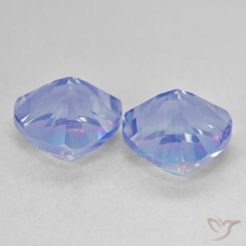 Gemme di Quarzo mistico Multicolore naturale da 3.67 ct, Taglio trillion, VVS-VS