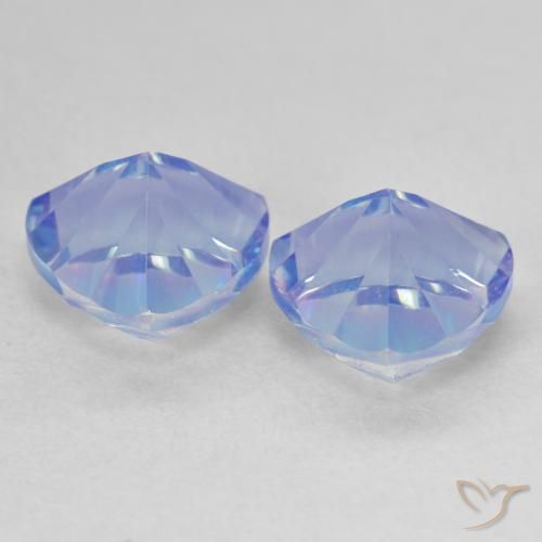 Gemme di Quarzo mistico Multicolore naturale da 3.78 ct, Taglio trillion, VVS-VS