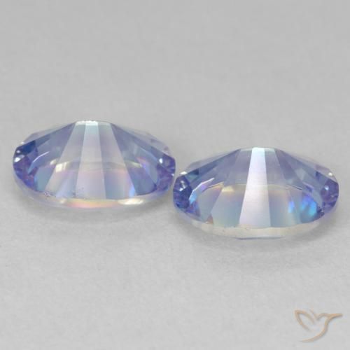 Gemme di Quarzo mistico Multicolore naturale da 3.46 ct, Ovale, VVS-VS