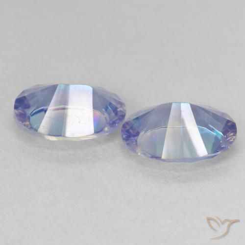Gemme di Quarzo mistico Multicolore naturale da 3.00 ct, Ovale, VVS-VS