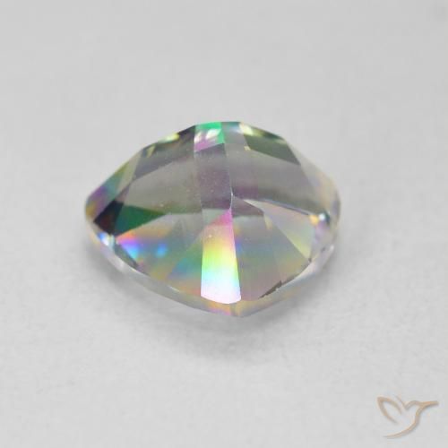 Quarzo mistico Multicolore naturale da 1.62 ct, Taglio trillion, VVS