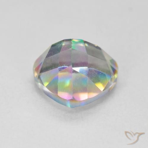 Quarzo mistico Multicolore naturale da 2.62 ct, Taglio trillion, VS