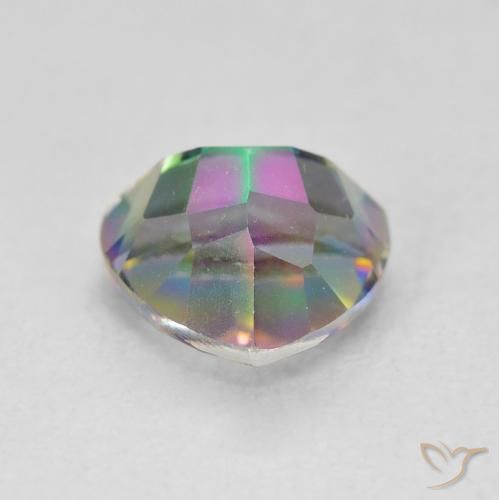 Quarzo mistico Multicolore naturale da 1.75 ct, Taglio trillion, VS