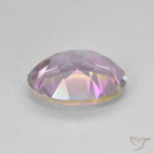 Quarzo mistico Multicolore naturale da 3.08 ct, Ovale, VVS-VS