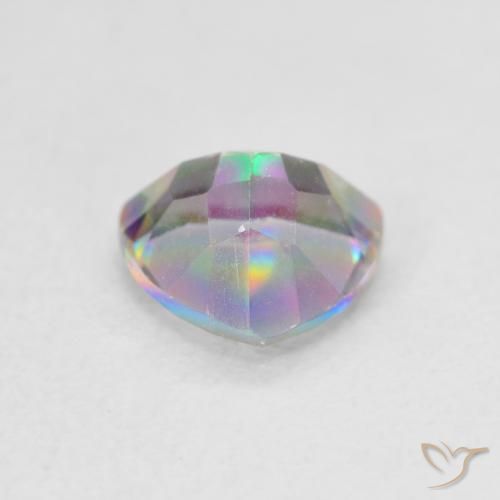 Quarzo mistico Multicolore naturale da 1.07 ct, Taglio trillion, VVS