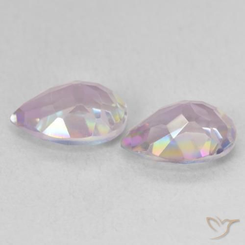 Gemme di Quarzo mistico Multicolore naturale da 2.09 ct, Forma a pera, VVS