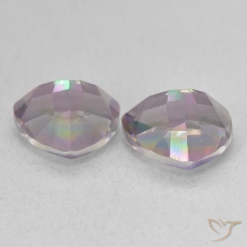 Gemme di Quarzo mistico Multicolore naturale da 2.21 ct, Taglio trillion, VVS