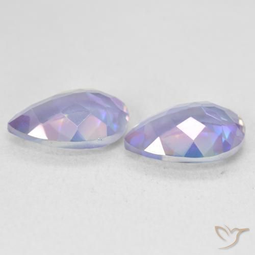 Gemme di Quarzo mistico Multicolore naturale da 3.42 ct, Forma a pera, VVS-VS