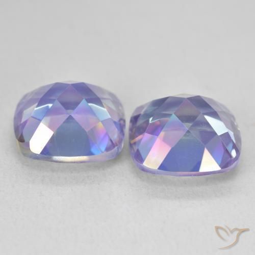 Gemme di Quarzo mistico Multicolore naturale da 8.35 ct, Cuscino, VVS-VS