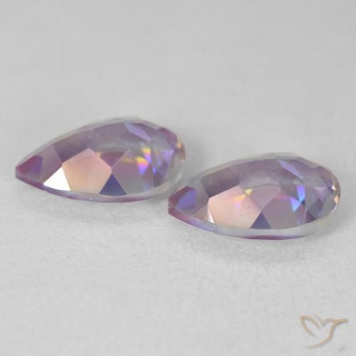 Gemme di Quarzo mistico Multicolore naturale da 3.42 ct, Forma a pera, VS