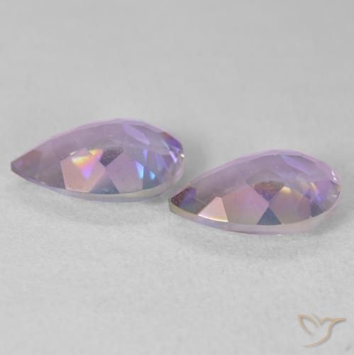Gemme di Quarzo mistico Multicolore naturale da 3.33 ct, Forma a pera, VS