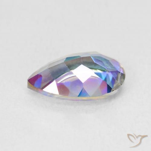 Quarzo mistico Multicolore naturale da 1.66 ct, Forma a pera, VS