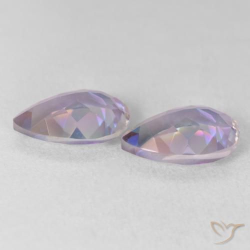 Gemme di Quarzo mistico Multicolore naturale da 3.41 ct, Forma a pera, VVS-VS