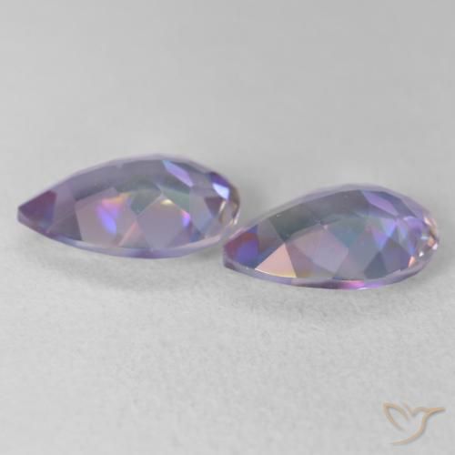 Gemme di Quarzo mistico Multicolore naturale da 3.16 ct, Forma a pera, VVS-VS