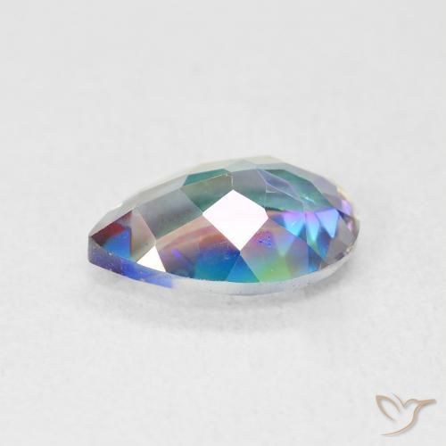 Quarzo mistico Multicolore naturale da 1.72 ct, Forma a pera, VVS-VS