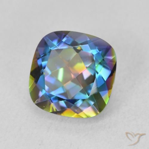 Quarzo mistico Multicolore naturale da 2.05 ct, Cuscino, VVS