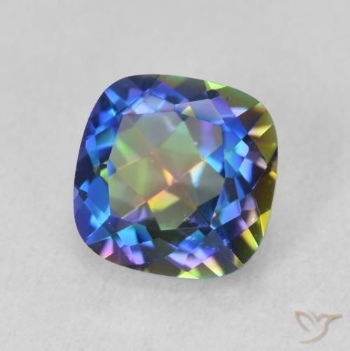 Quarzo mistico Multicolore naturale da 2.13 ct, Cuscino, VVS