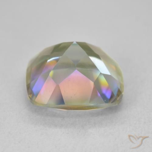 Quarzo mistico Multicolore naturale da 6.55 ct, Cuscino, VVS