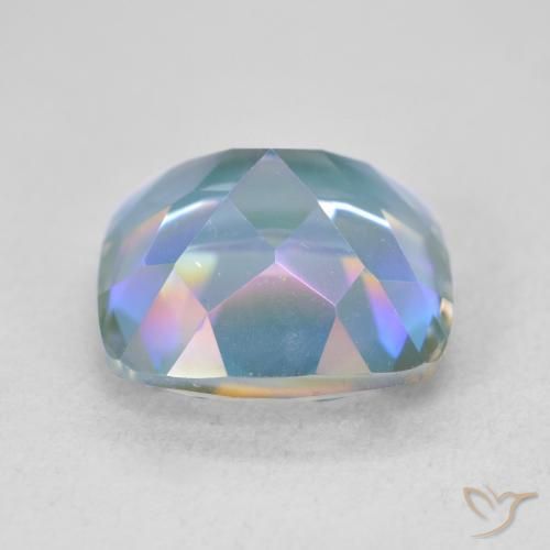 Quarzo mistico Multicolore naturale da 6.71 ct, Cuscino, VVS