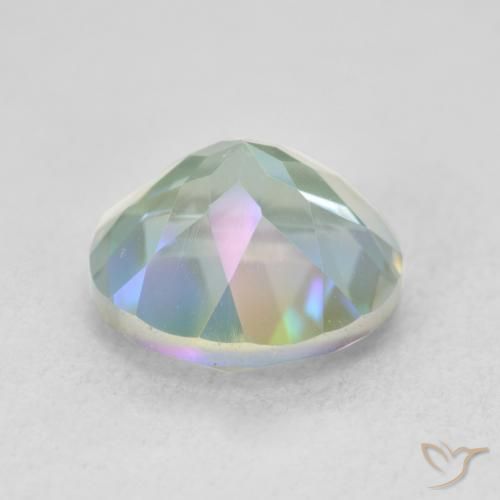 Quarzo mistico Multicolore naturale da 3.62 ct, Rotondo, VVS
