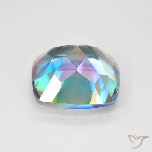 Quarzo mistico Multicolore naturale da 6.98 ct, Cuscino, VVS