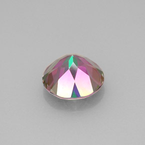 Topazio mistico naturale multicolore da 2,19 ct, taglio rotondo, VVS