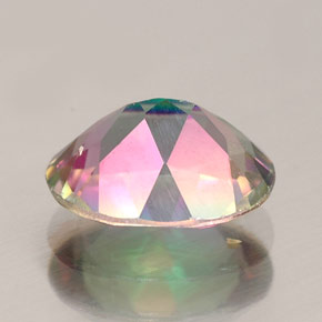 Topazio mistico naturale multicolore da 2,24 ct, taglio ovale, VS