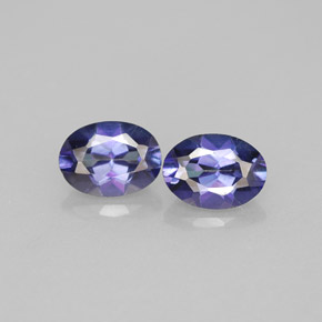 Gemme di topazio mistico viola naturale da  ct, taglio ovale, VVS-VS