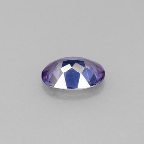Topazio mistico viola naturale da 0,68 ct, taglio ovale, VVS-VS