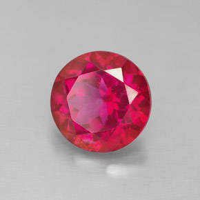 Topazio mistico naturale rosso da 4,51 ct, taglio rotondo, VS
