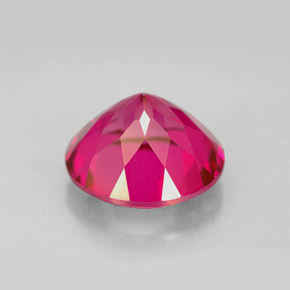 Topazio mistico arancio lampone naturale da 4,53 ct, taglio rotondo, VS