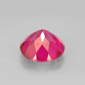 Topazio mistico naturale rosso da 4,63 ct, taglio rotondo, VS