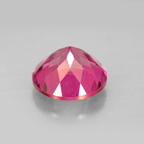 Topazio mistico naturale rosso da 4,67 ct, taglio rotondo, VS