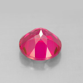 Topazio mistico naturale rosso da 4,73 ct, taglio rotondo, VS